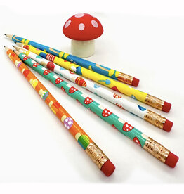 Writer's Workshop Mushroom Pencils + Sharpener Set