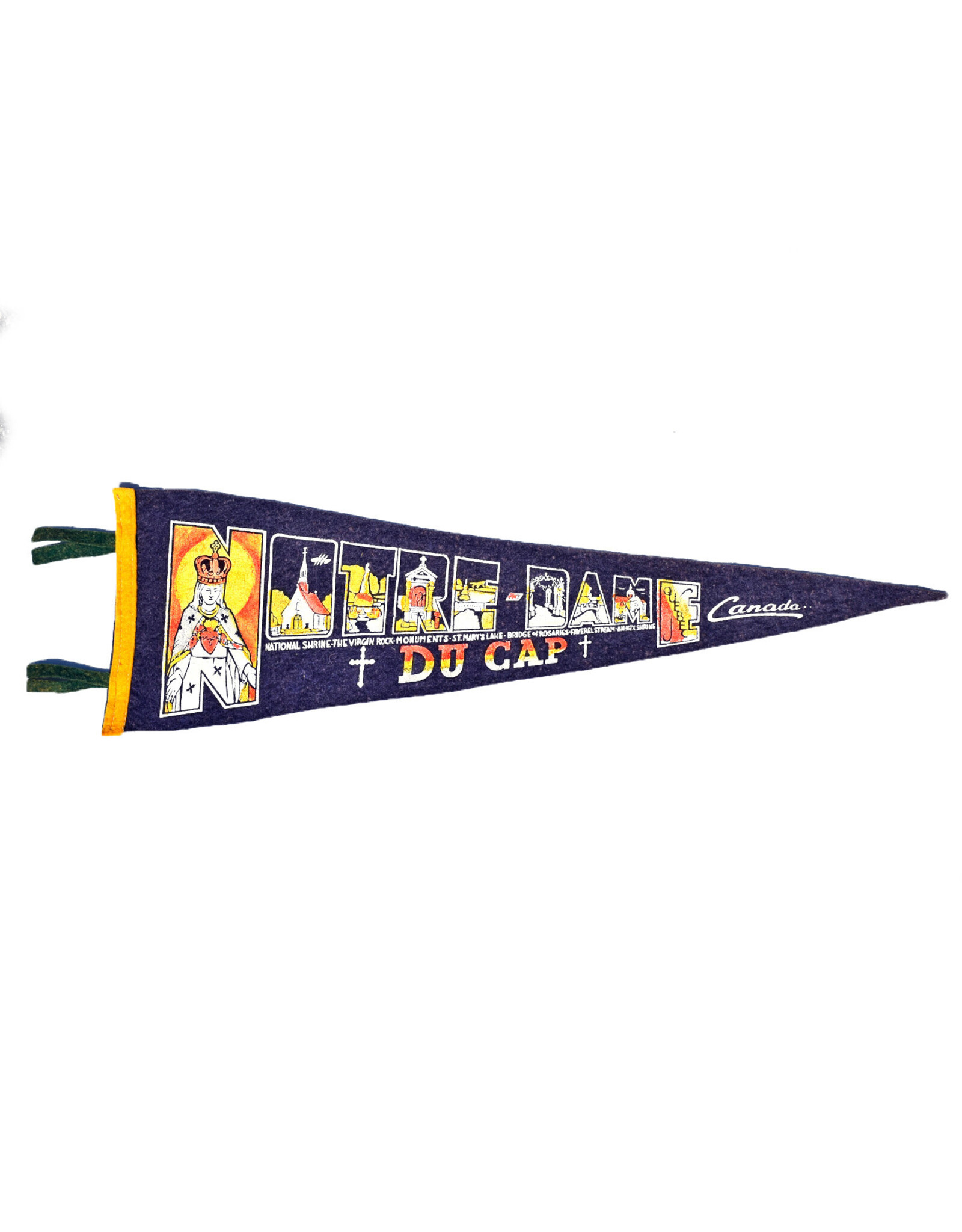 Du Cap Quebec, Canada Vintage Pennant - Large