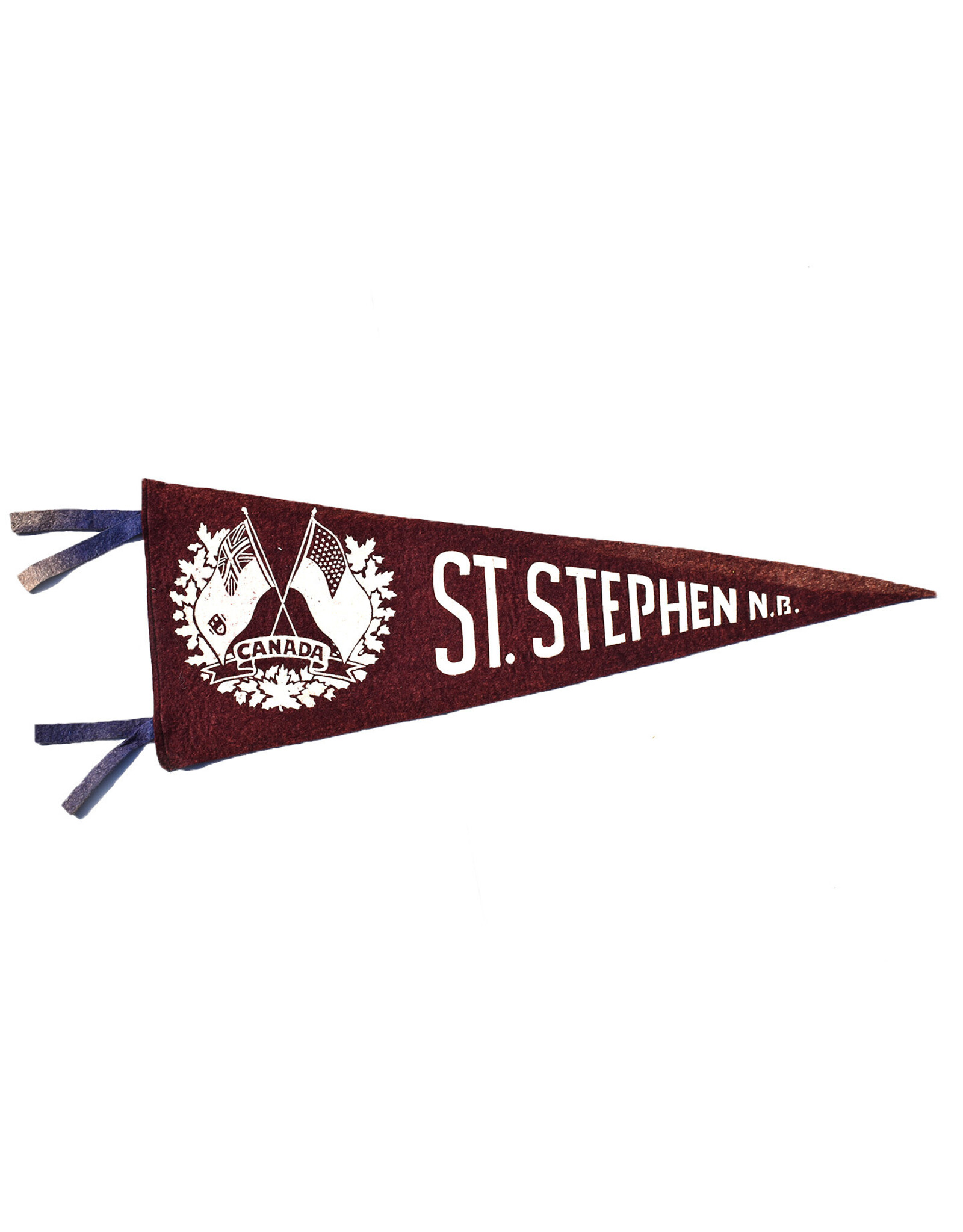 St. Stephen, NB Vintage Pennant - Large
