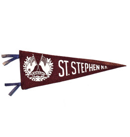 St. Stephen, NB Vintage Pennant - Large