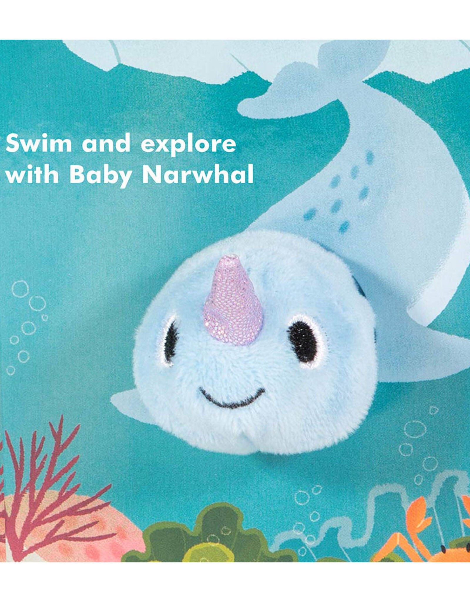 Baby Narwhal Finger Puppet Book