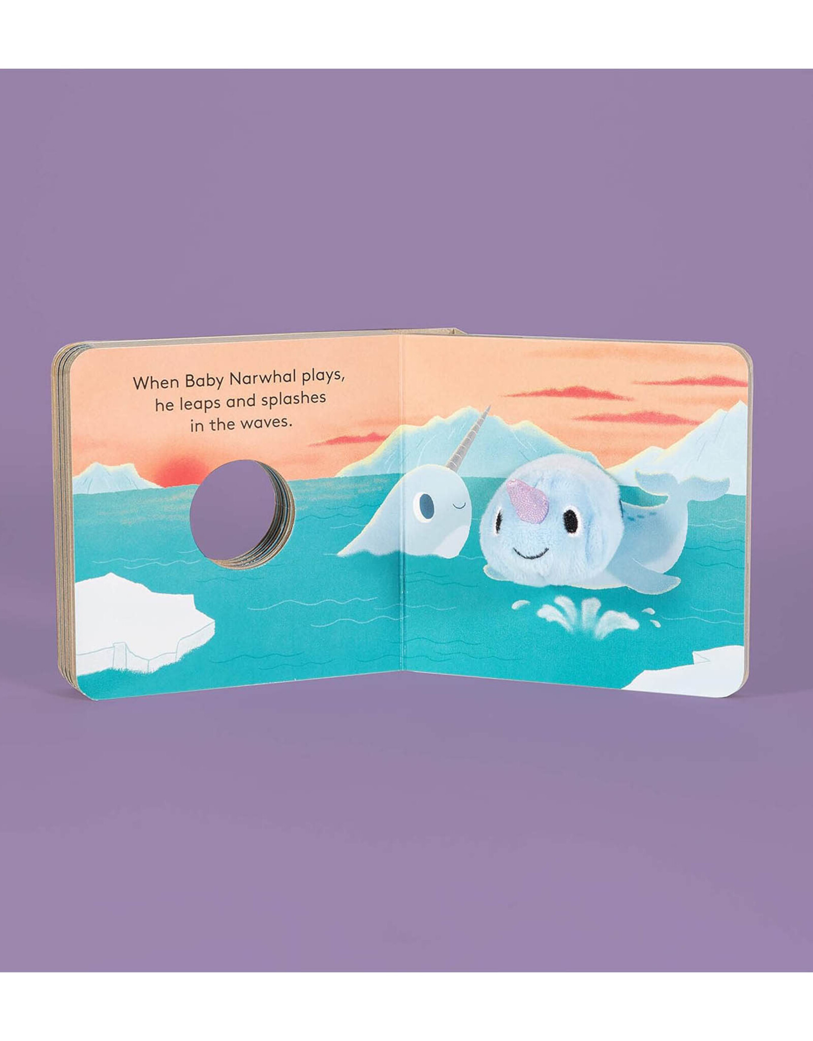 Baby Narwhal Finger Puppet Book
