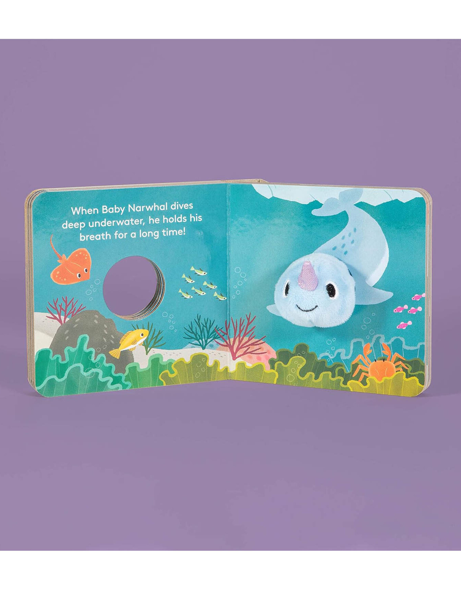 Baby Narwhal Finger Puppet Book