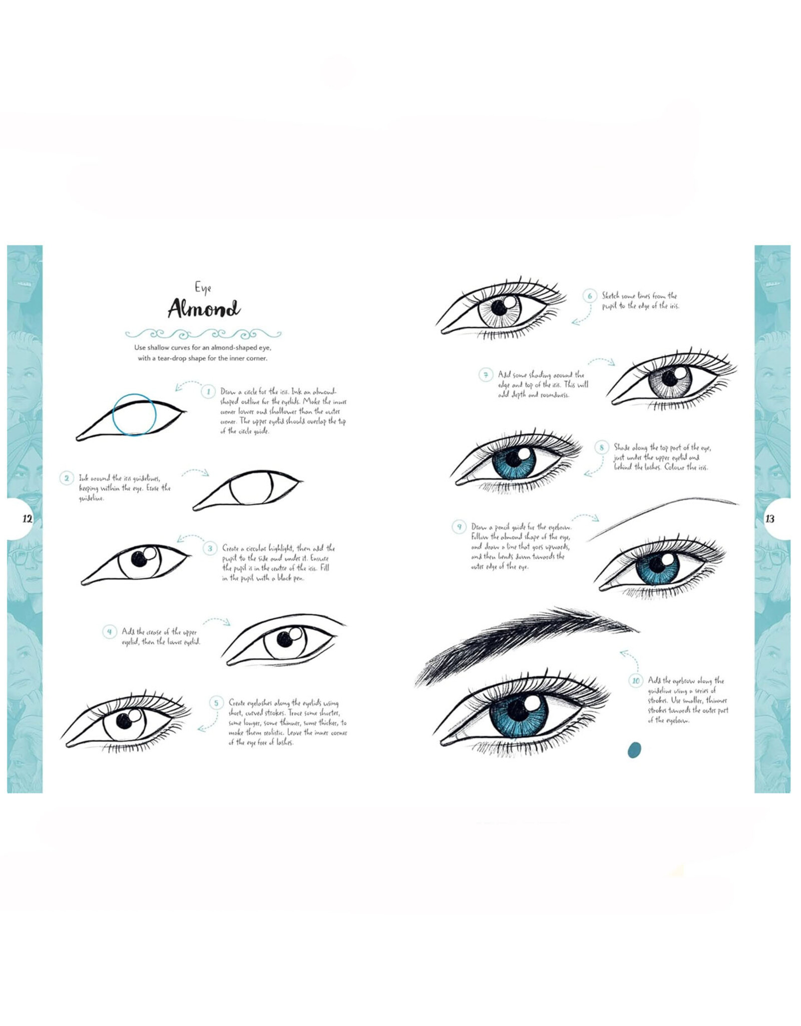 10 Step Drawing: Faces
