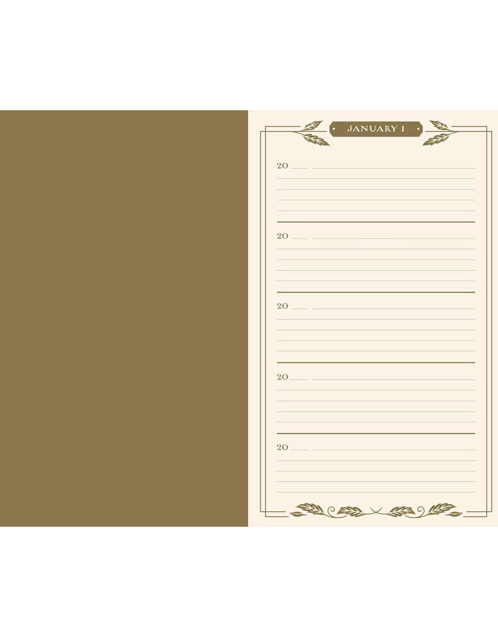 Gilded One Line a Day Journal