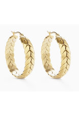 Braided Hoop Earrings