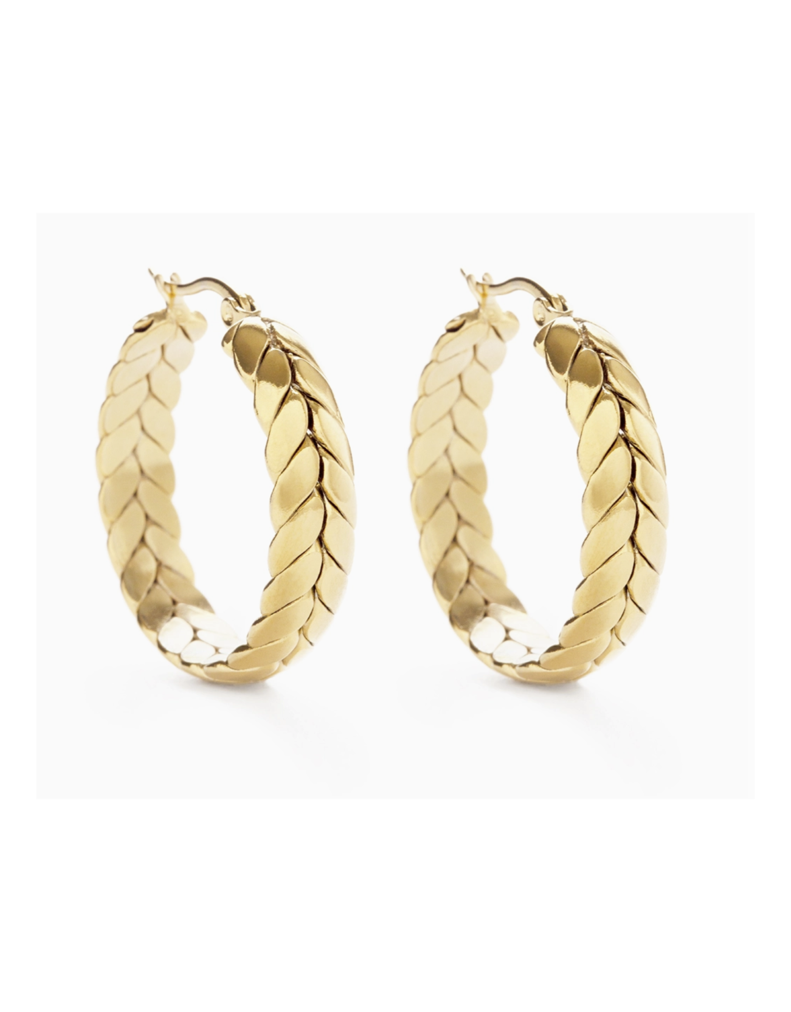 Braided Hoop Earrings