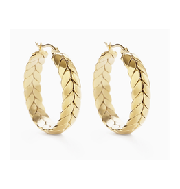Braided Hoop Earrings