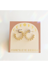 Geometric Gold Hoop Earrings