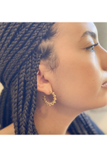 Geometric Gold Hoop Earrings