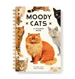 Moody Cats Sticker Book