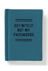 Definitely Not My Passwords Tiny Diary