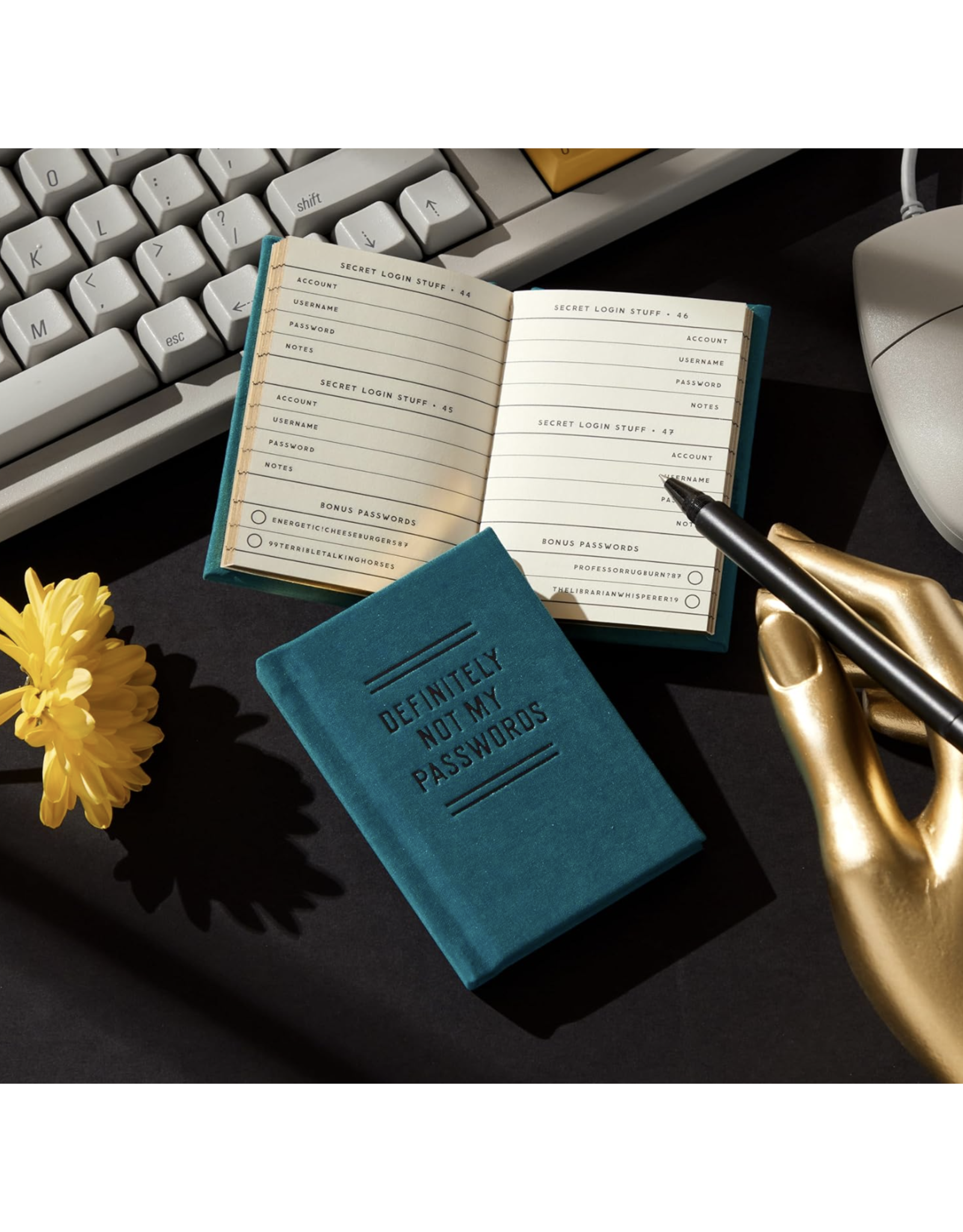 Definitely Not My Passwords Tiny Diary