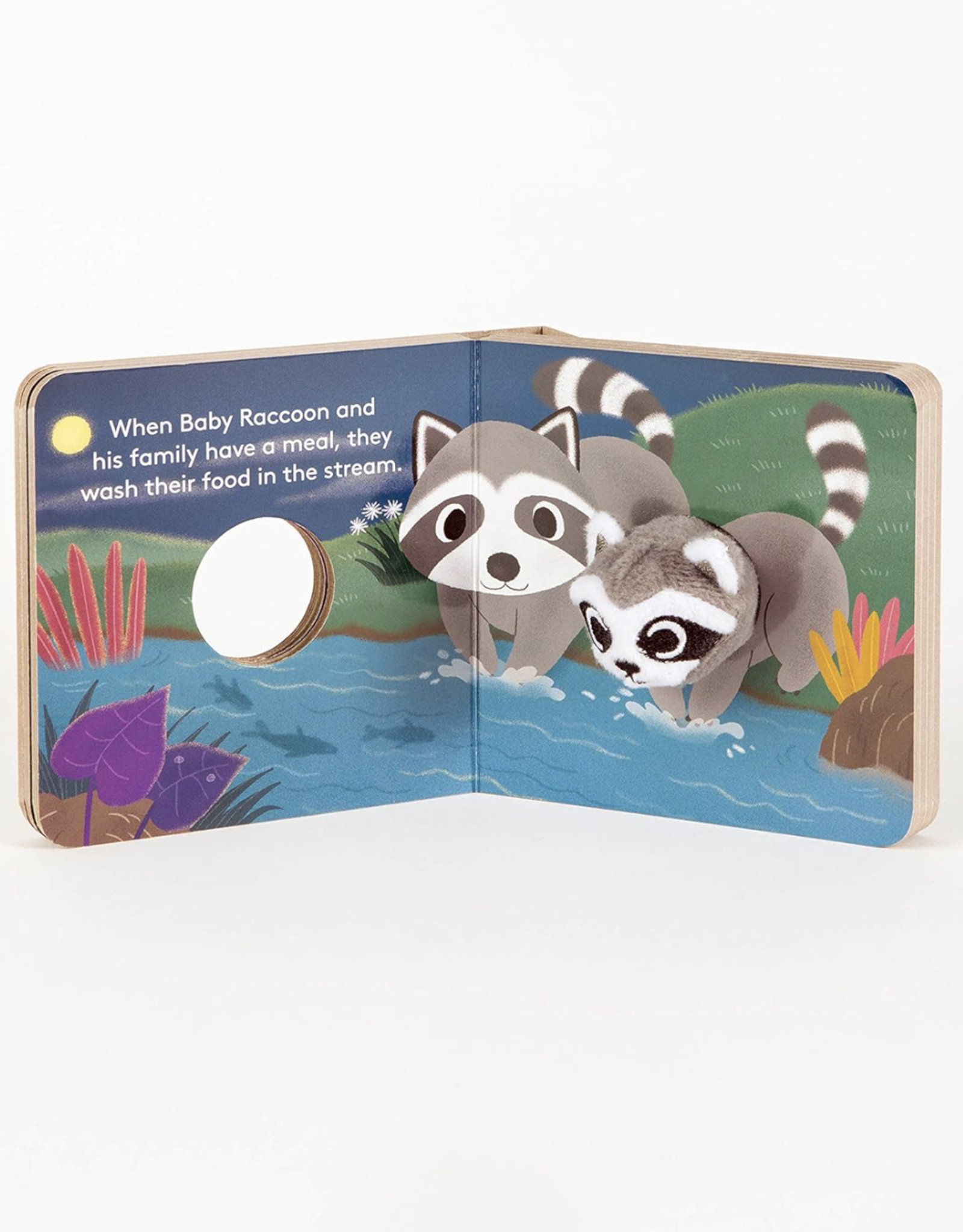 Baby Raccoon Finger Puppet Book