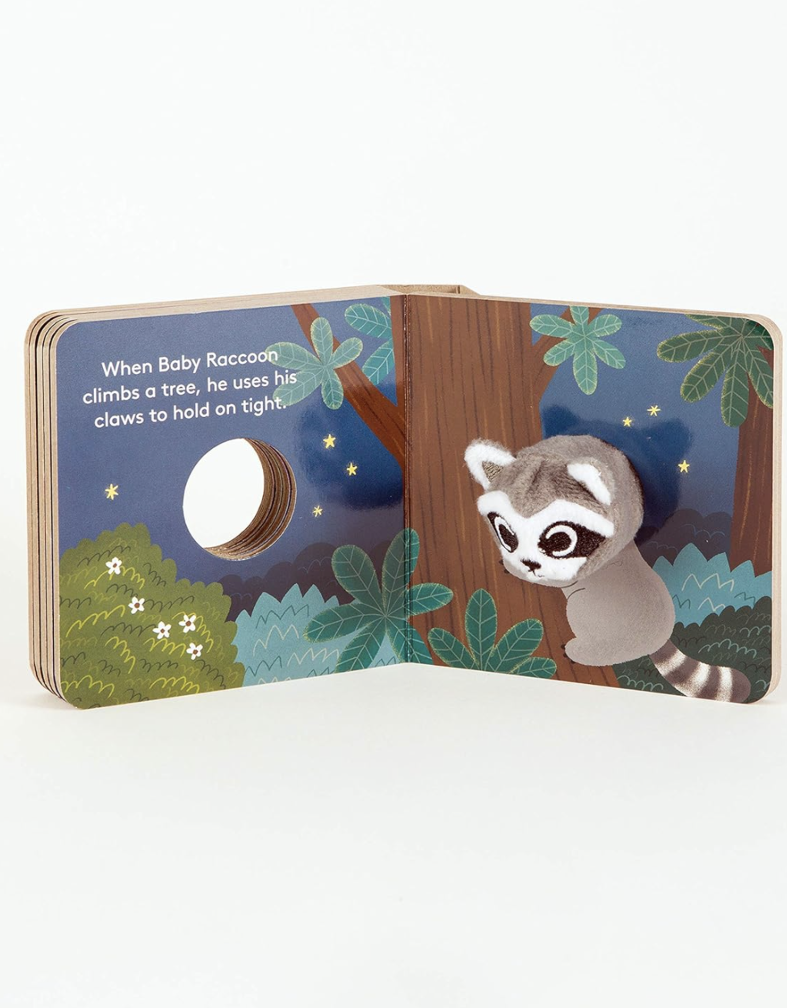 Baby Raccoon Finger Puppet Book