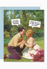 Middle of a Fart Birthday Greeting Card Middle of a Fart Birthday Greeting Card