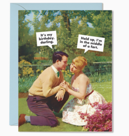Middle of a Fart Birthday Greeting Card Middle of a Fart Birthday Greeting Card