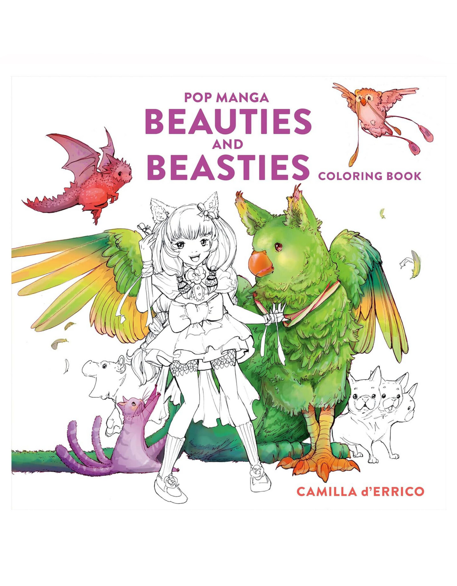 Pop Manga Beauties and Beasties Coloring Book