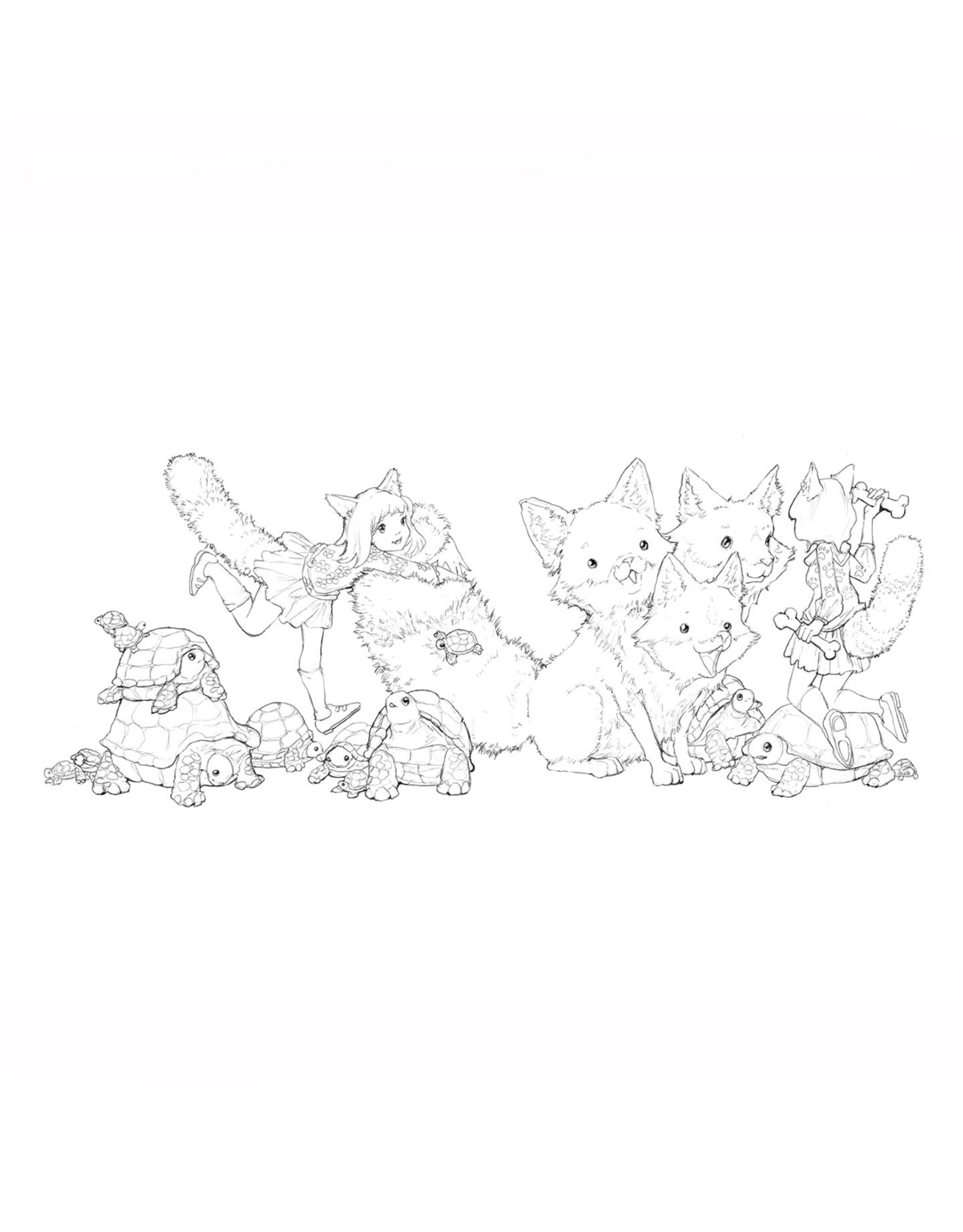 Pop Manga Beauties and Beasties Coloring Book