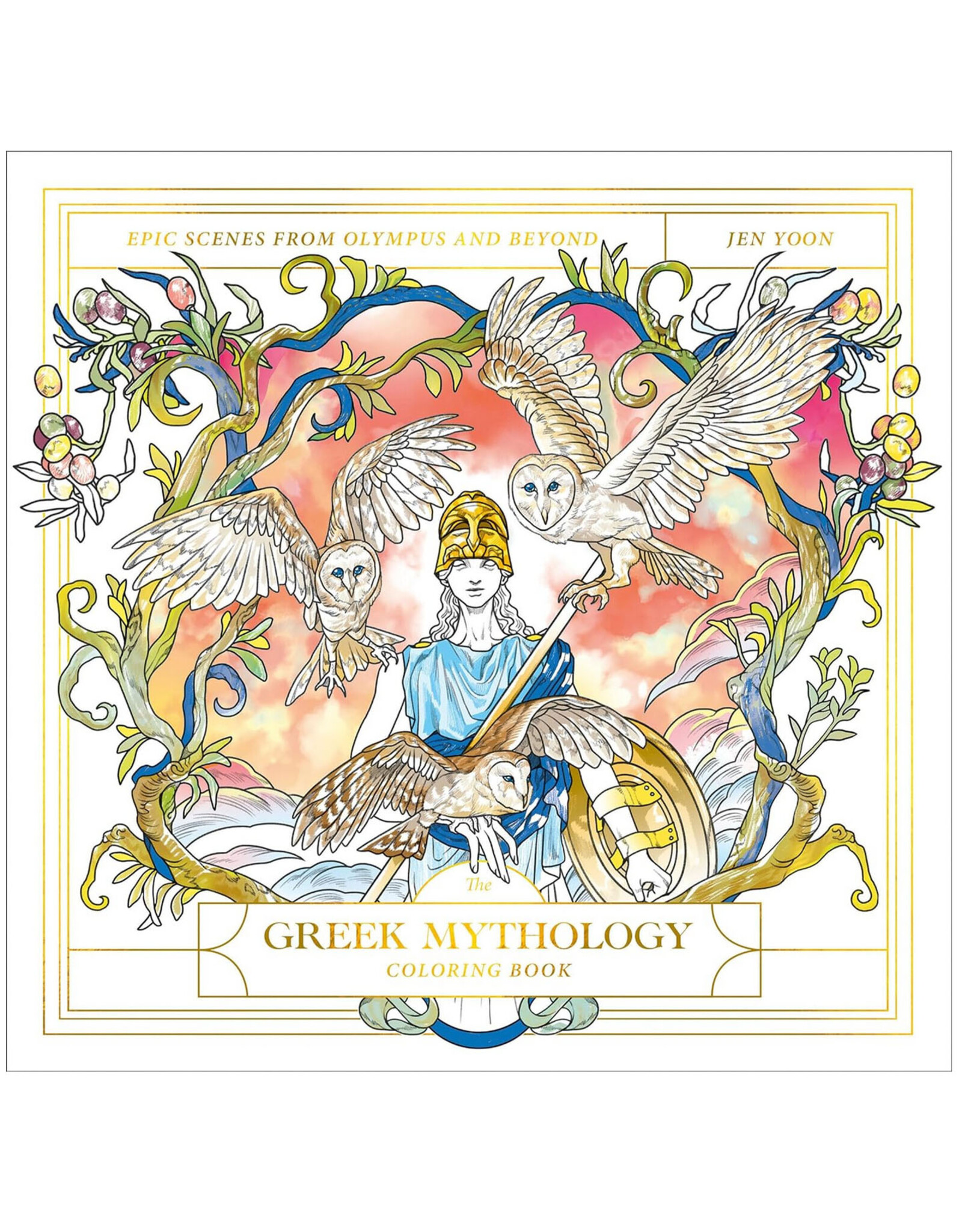 The Greek Mythology Coloring Book