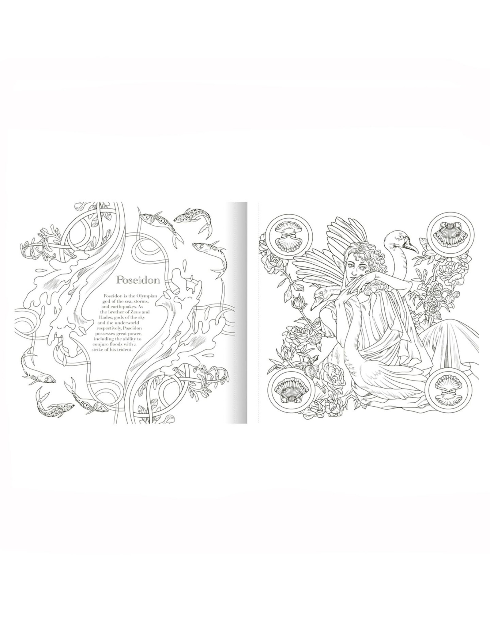 The Greek Mythology Coloring Book