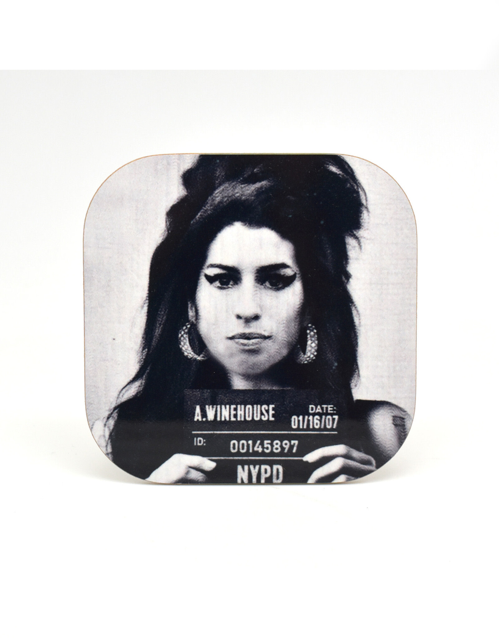 Amy Winehouse Mugshot Coaster