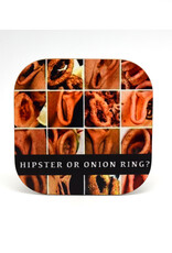 Hipster or Onions Ring? Coaster