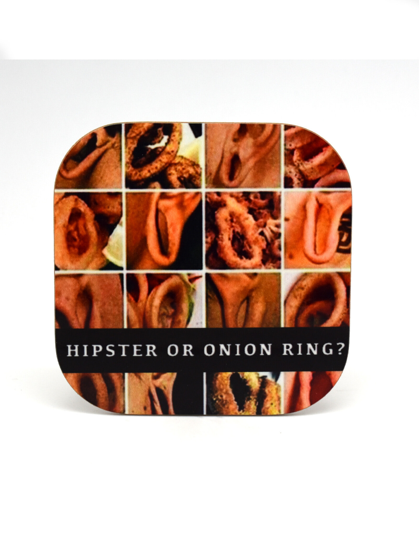 Hipster or Onions Ring? Coaster