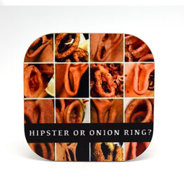 Hipster or Onions Ring? Coaster