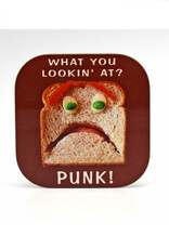 What're You Lookin At? Punk! Sandwich Coaster