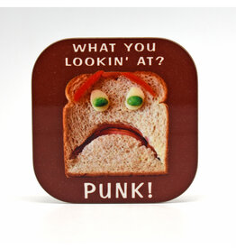What're You Lookin At? Punk! Sandwich Coaster