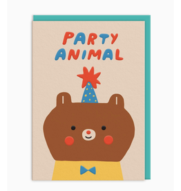 Party Animal Birthday Bear Greeting Card