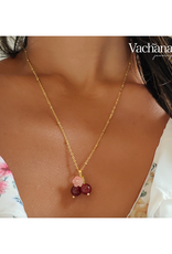 Dainty Red Ruby Cherry Necklace Dainty Red Ruby Cherry Necklace