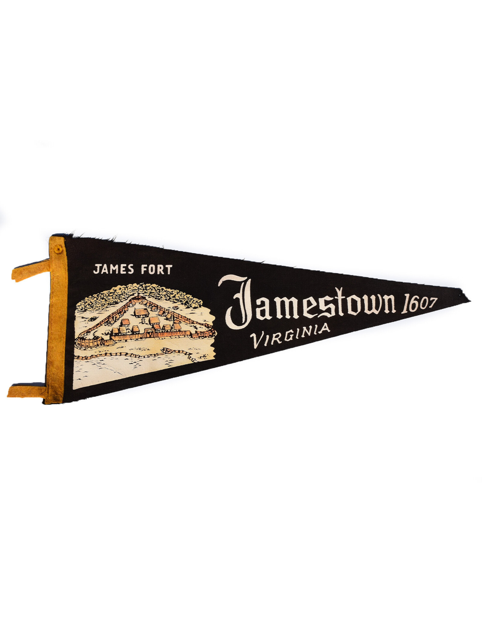 James Fort, Jamestown, VA Vintage Pennant - Medium