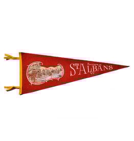 St. Albans, VT Vintage Pennant - Large