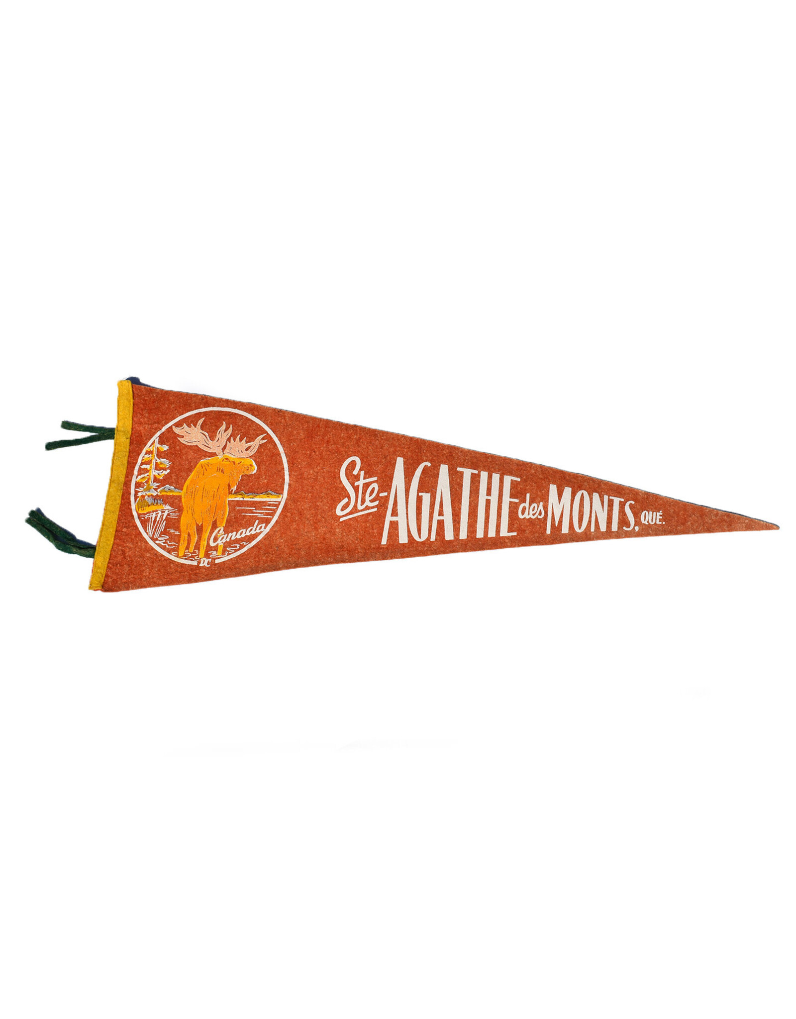 Ste-Agathe des Monts, Quebec Canada Vintage Pennant - Large