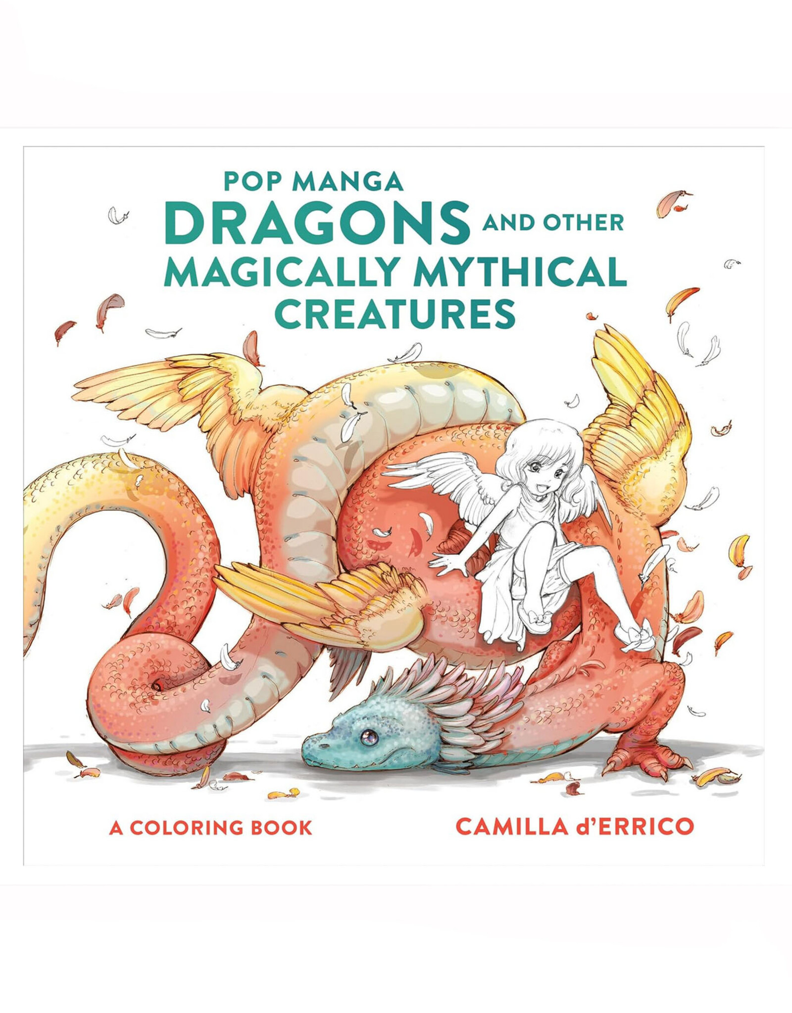 Pop Manga Dragons and Other Magically Mythical Creatures Coloring Book
