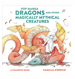 Pop Manga Dragons and Other Magically Mythical Creatures Coloring Book