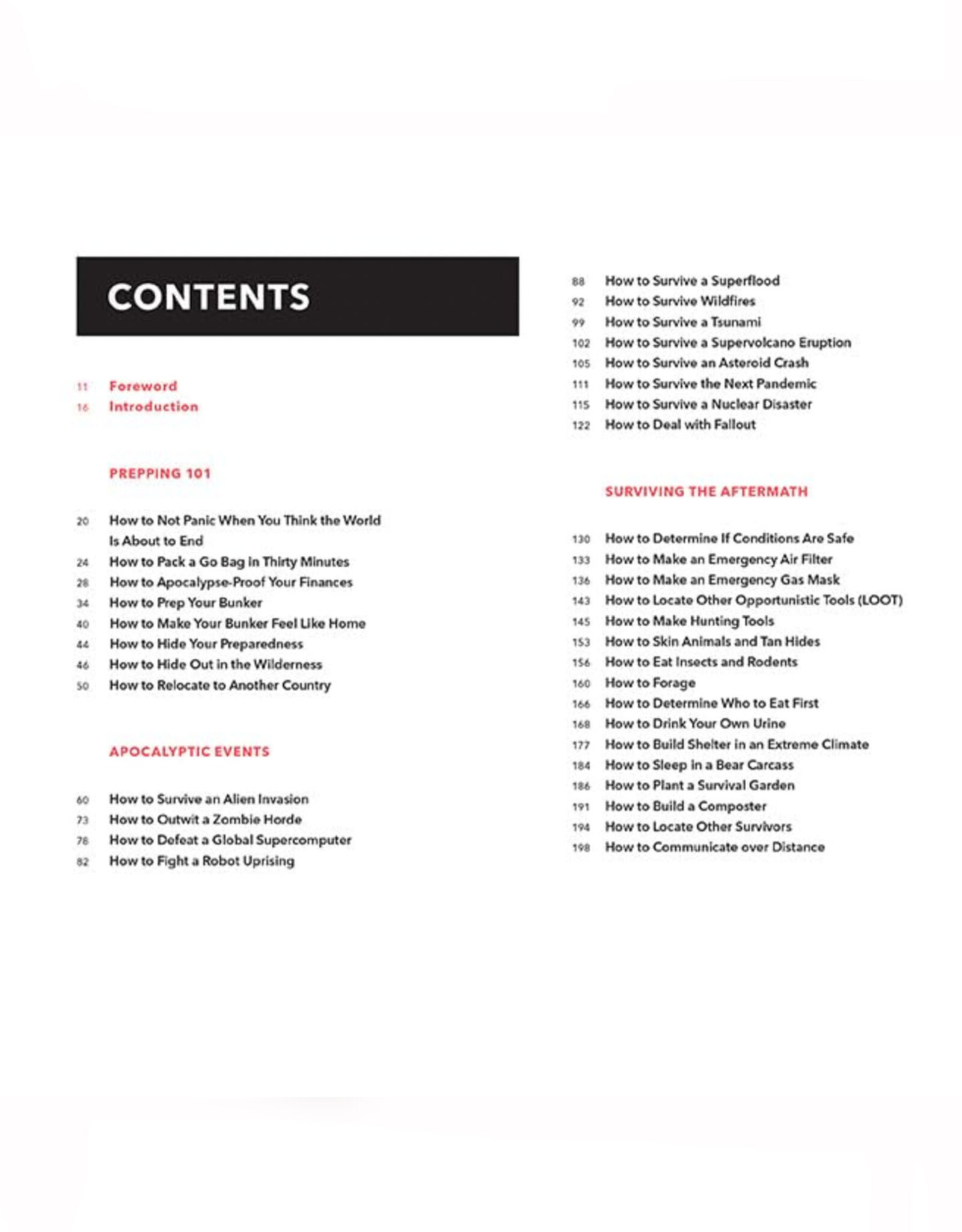 The Worst-Case Scenario Survival Handbook: Apocalypse