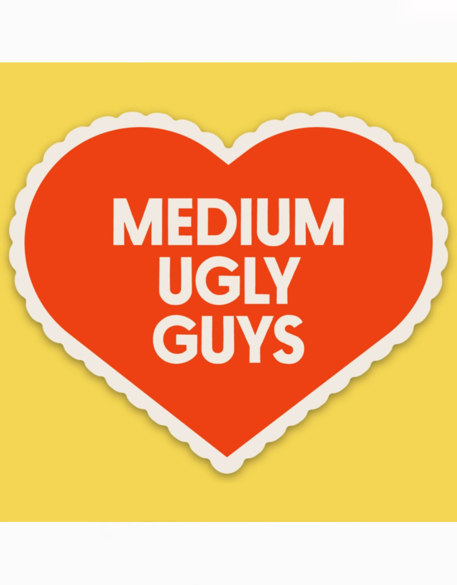Medium Ugly Guys Sticker Home