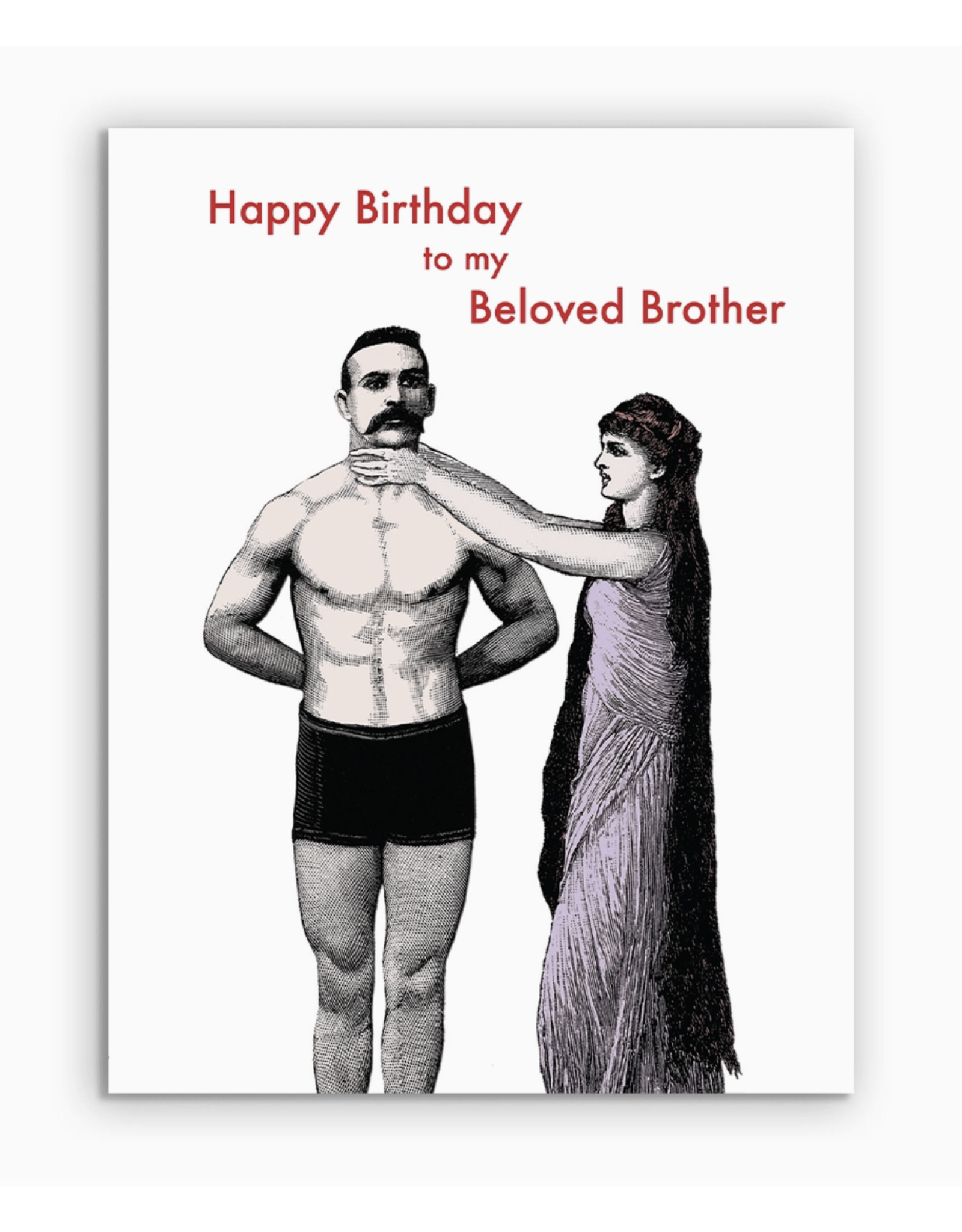 Happy Birthday to My Beloved Brother Greeting Card