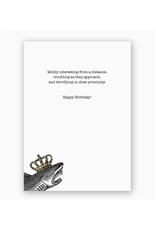 Shark Birthday Greeting Card Shark Birthday Greeting Card