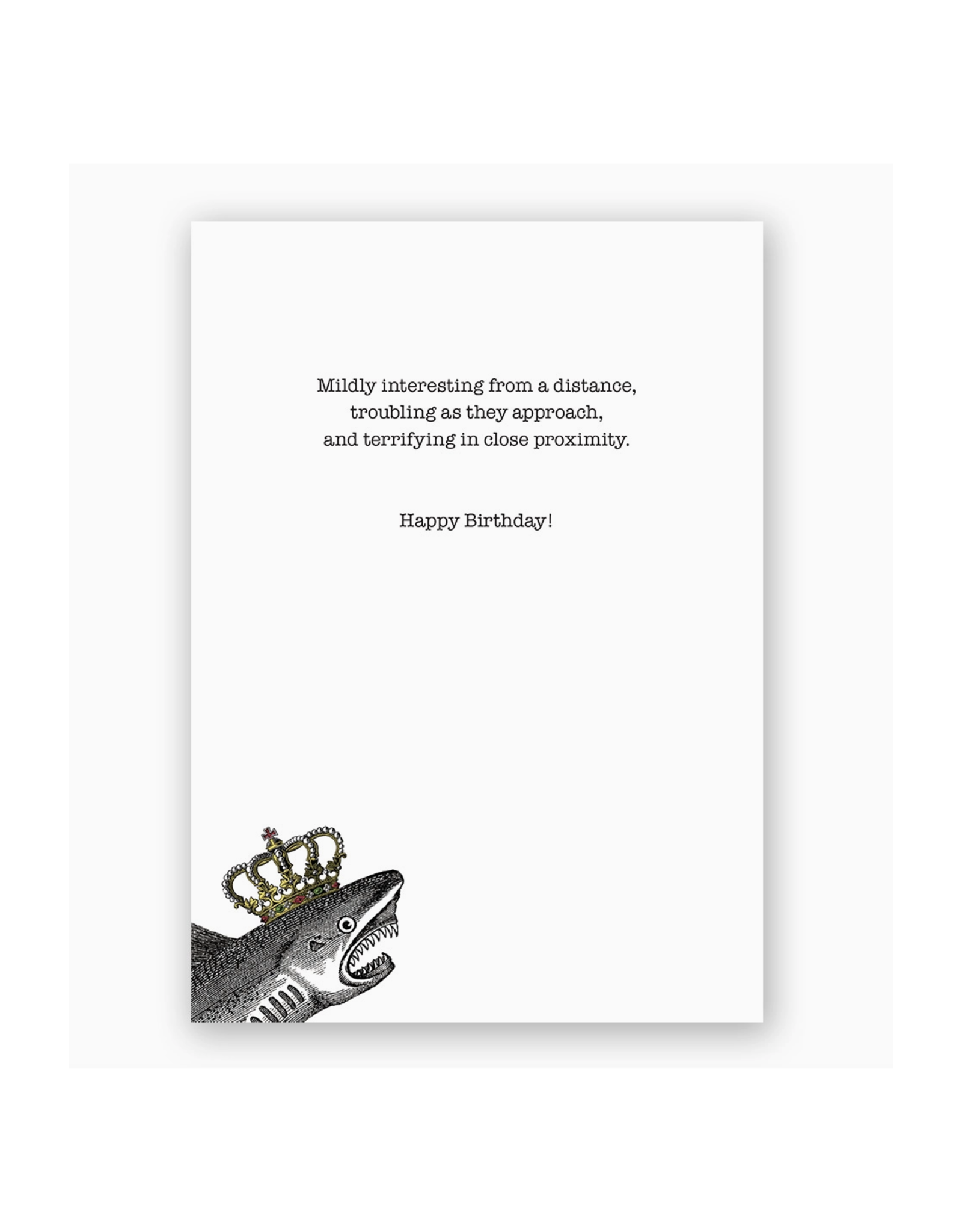 Shark Birthday Greeting Card