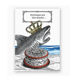 Shark Birthday Greeting Card
