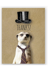 Thank You Meerkat Greeting Card