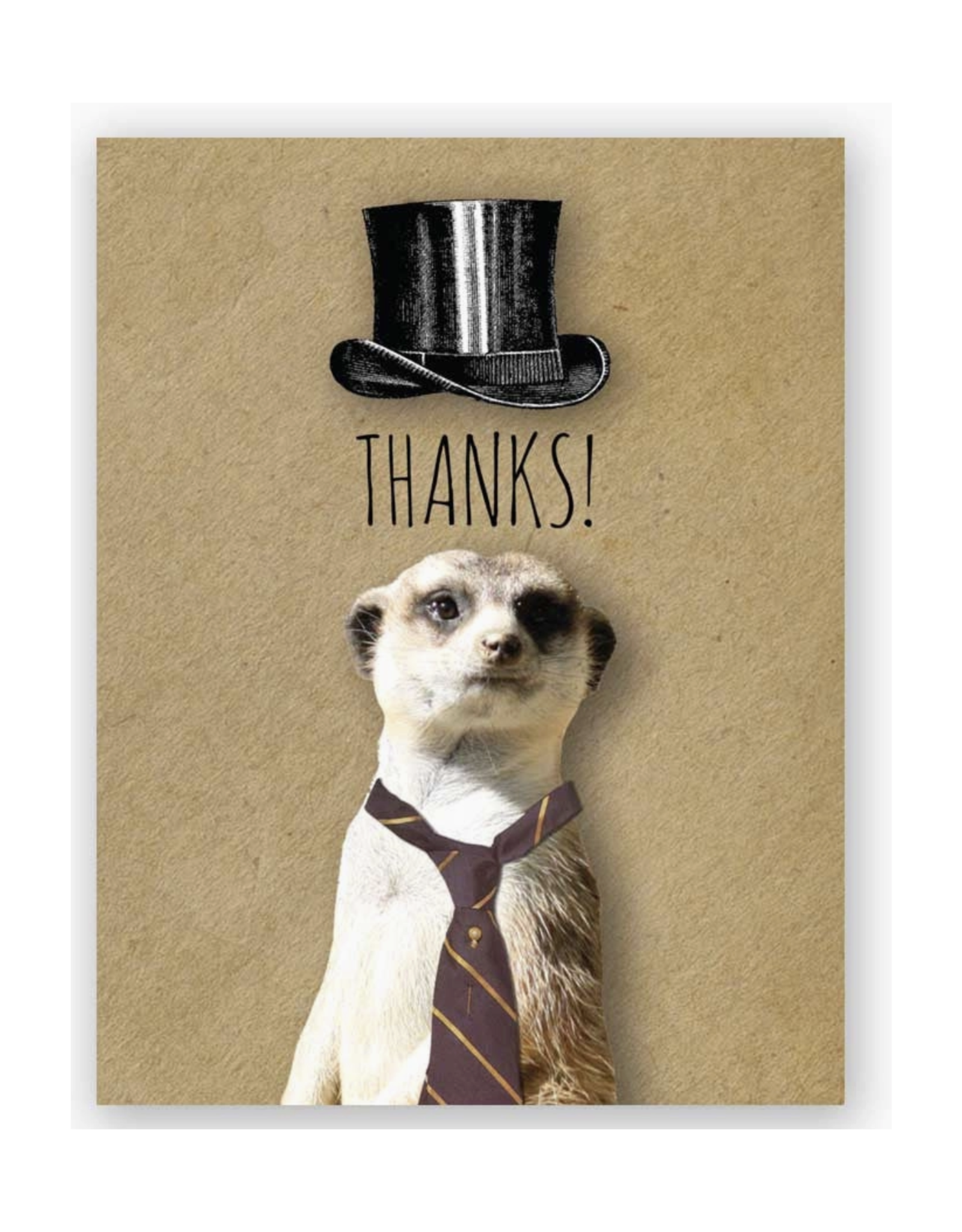Thank You Meerkat Greeting Card