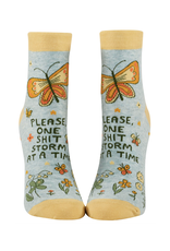 Please, One Shit Storm At a Time Women's Ankle Socks Please, One Shit Storm At a Time Women's Ankle Socks
