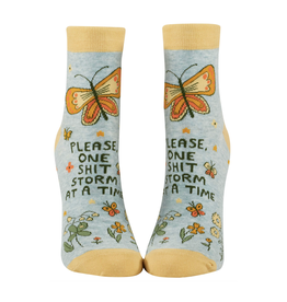 Please, One Shit Storm At a Time Women's Ankle Socks