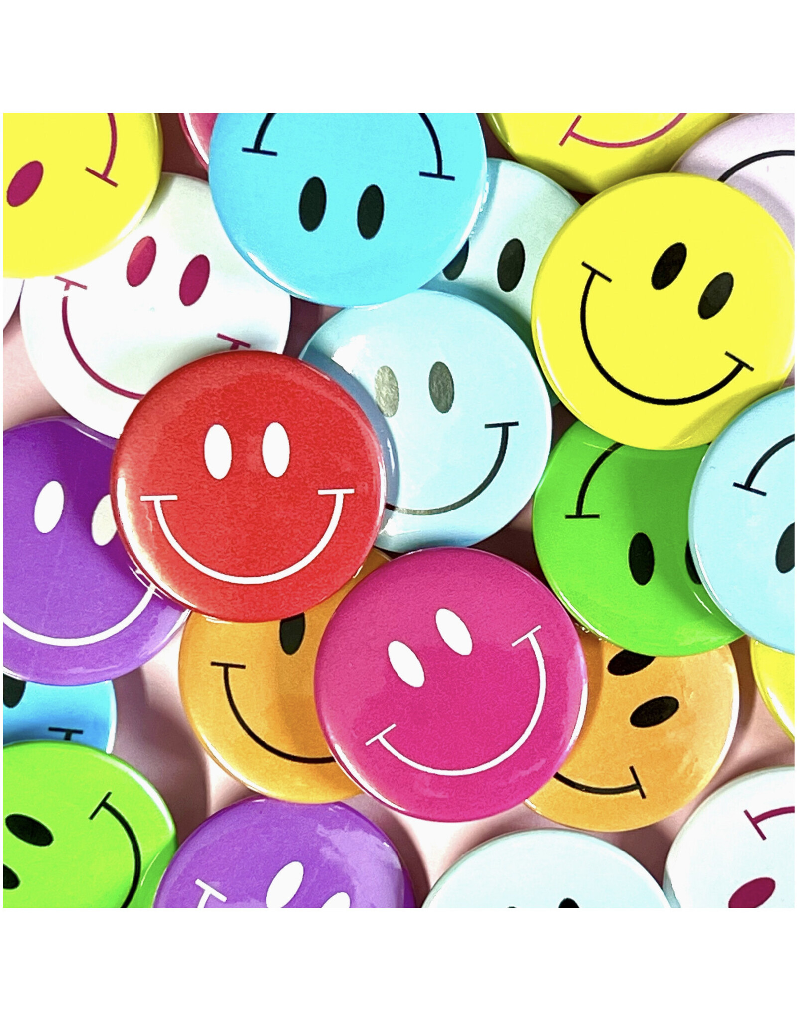 Happy Face Button (Assorted)