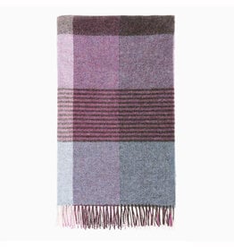 Shetland Wool Blanket - Lindley Heather